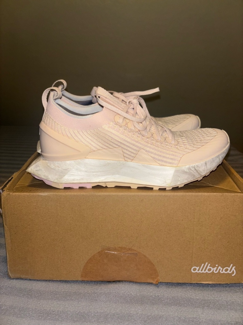 allbirds Tree Flyer 2 Afterglow Orange Blizzard Sole Size 8